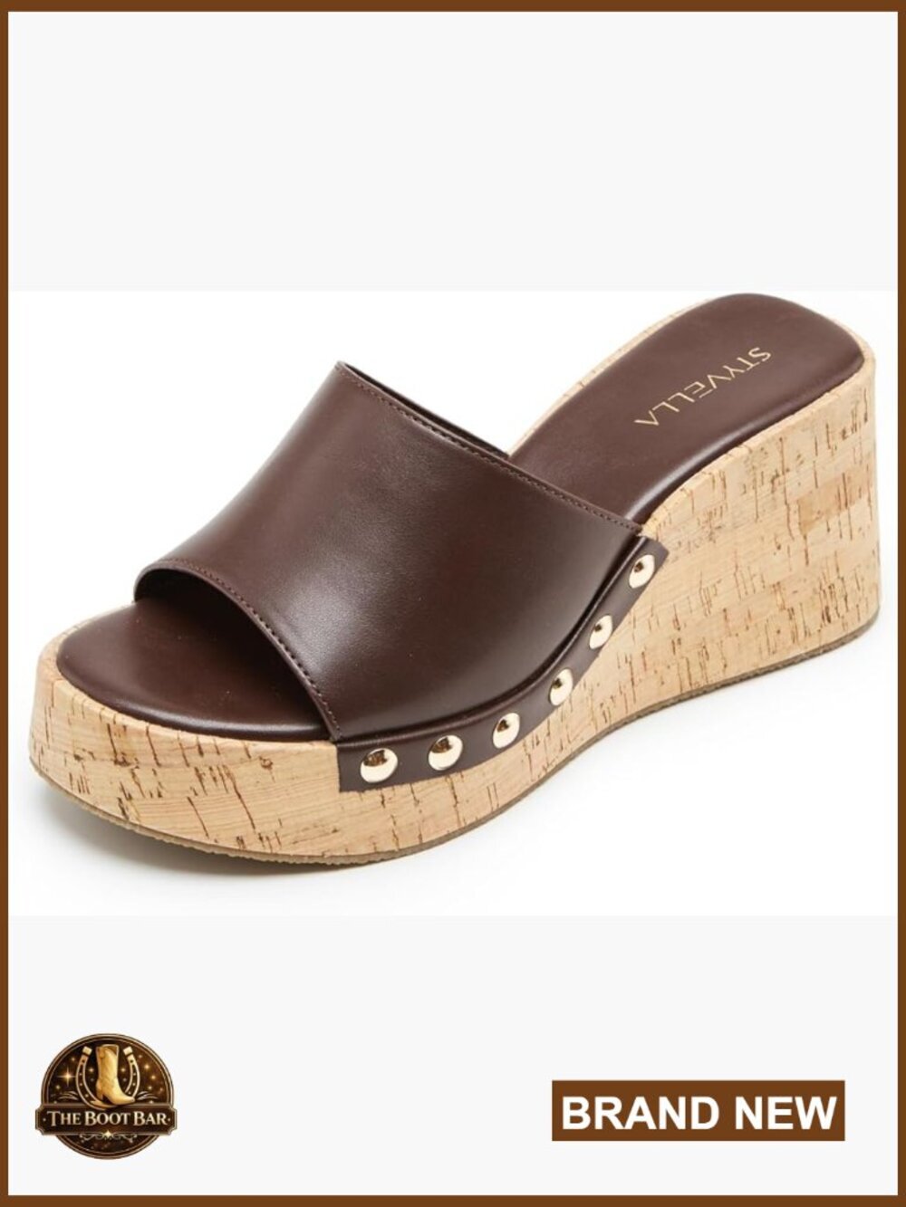 Platform Wedge Sandals, Slip On Open Toe Wedge Heels Non-Slip Casual Comfort